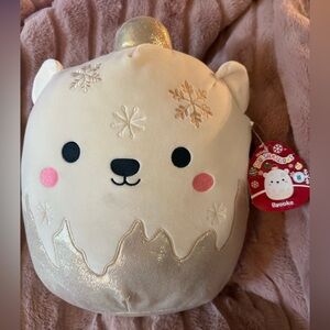 Squishmallows Cream & Gold Brooke Snowflake Plush